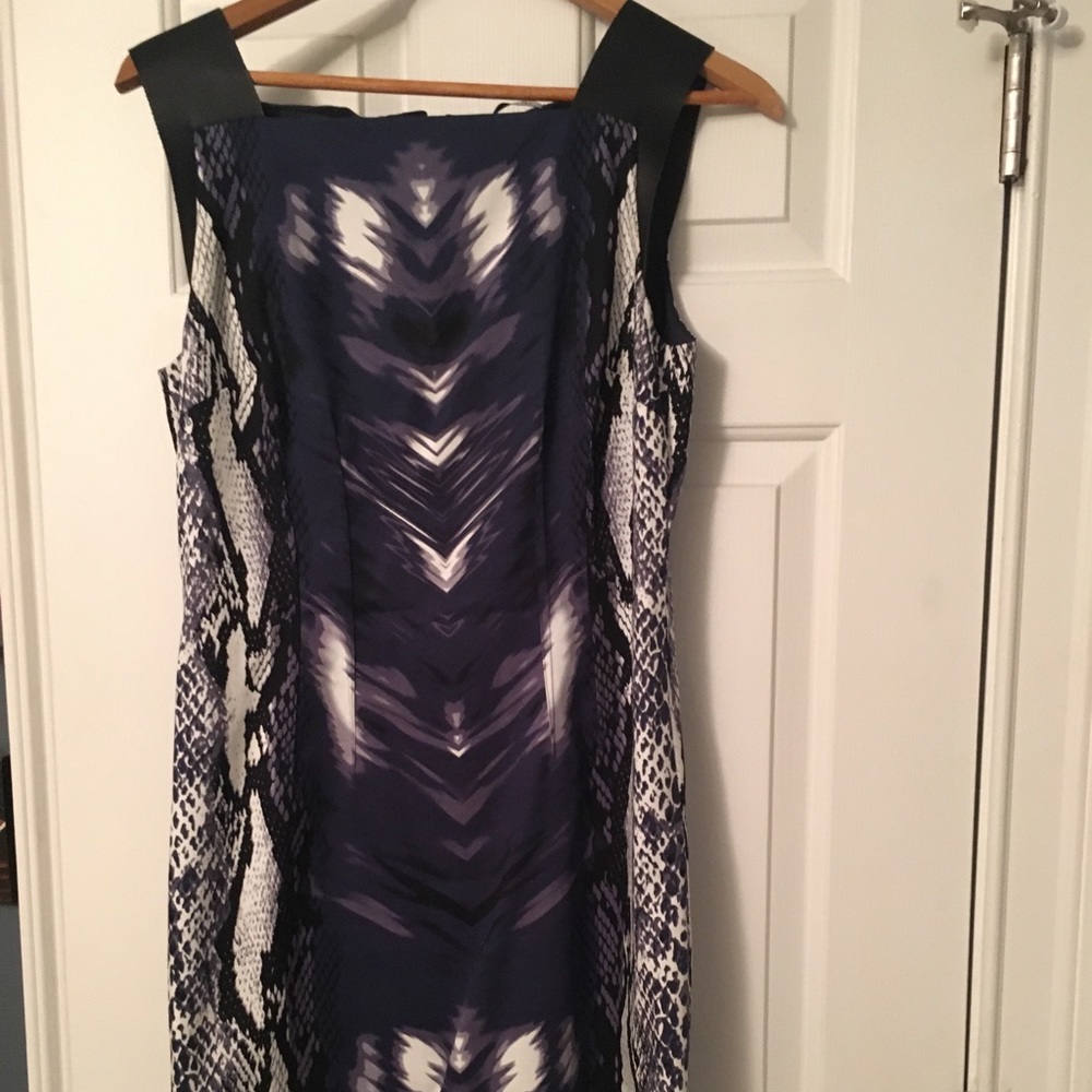 Violet python pattern sheath dress! - Picture 2 of 4